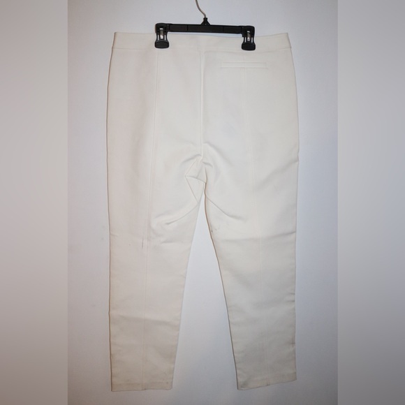 Tory Burch | Cream Straight Leg Dress Pants Size 12 - Picture 5 of 15